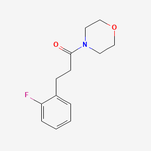 molecular formula C13H16FNO2 B2666936 3-(2-Fluorophenyl)-1-morpholin-4-ylpropan-1-one CAS No. 1090611-24-7