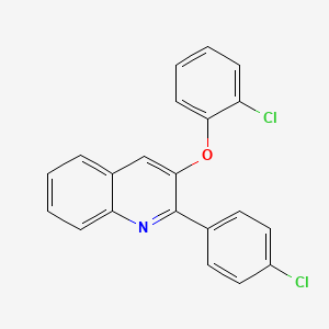 3-(2-Chlorophenoxy)-2-(4-chlorophenyl)quinoline