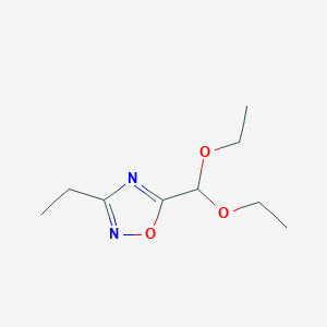 5-(Diethoxymethyl)-3-ethyl-1,2,4-oxadiazole