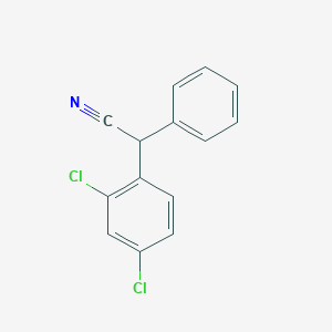 molecular formula C14H9Cl2N B2666942 (2,4-Dichlorophenyl)(phenyl)acetonitrile CAS No. 76562-13-5