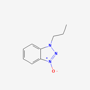 molecular formula C9H11N3O B2666945 1-Oxido-3-propylbenzotriazol-1-ium CAS No. 360787-15-1