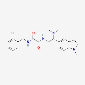 N1-(2-chlorobenzyl)-N2-(2-(dimethylamino)-2-(1-methylindolin-5-yl)ethyl)oxalamide