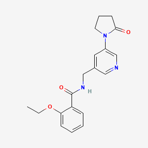 2-ethoxy-N-{[5-(2-oxopyrrolidin-1-yl)pyridin-3-yl]methyl}benzamide