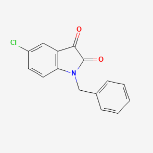 molecular formula C15H10ClNO2 B2667013 1-benzyl-5-chloro-1H-indole-2,3-dione CAS No. 26960-68-9