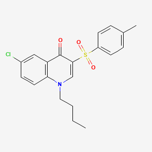 molecular formula C20H20ClNO3S B2667098 1-butyl-6-chloro-3-tosylquinolin-4(1H)-one CAS No. 899217-60-8