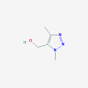 molecular formula C5H9N3O B2667134 (dimethyl-1H-1,2,3-triazol-5-yl)methanol CAS No. 1823967-14-1