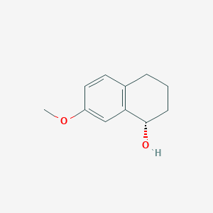 molecular formula C11H14O2 B2667157 (1S)-7-methoxy-1,2,3,4-tetrahydronaphthalen-1-ol CAS No. 182965-69-1