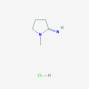 molecular formula C5H11ClN2 B2667274 1-Methylpyrrolidin-2-imine hydrochloride CAS No. 7544-77-6