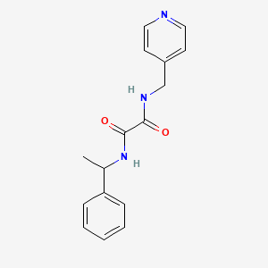 N-(1-Phenyl-ethyl)-N'-pyridin-4-ylmethyl-oxalamide