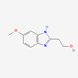 molecular formula C10H12N2O2 B2667353 2-(5-methoxy-1H-benzo[d]imidazol-2-yl)ethanol CAS No. 20032-98-8