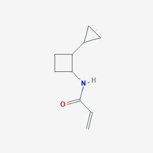 molecular formula C10H15NO B2667432 N-(2-Cyclopropylcyclobutyl)prop-2-enamide CAS No. 2224299-01-6