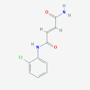 molecular formula C10H9ClN2O2 B2667440 (E)-N'-(2-氯苯基)丁-2-烯二酰胺 CAS No. 314248-27-6