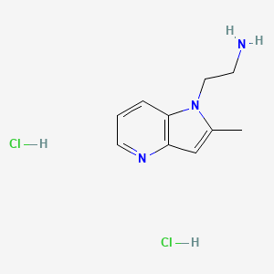 2-(2-Methylpyrrolo[3,2-b]pyridin-1-yl)ethanamine;dihydrochloride