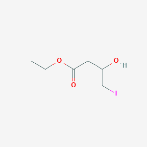 molecular formula C6H11IO3 B2667455 Ethyl 3-hydroxy-4-iodobutanoate CAS No. 159614-88-7
