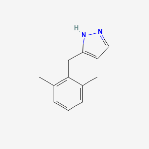 3-(2,6-Dimethylbenzyl)-1H-pyrazole