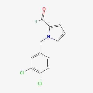 molecular formula C12H9Cl2NO B2667509 1-(3,4-二氯-苯甲基)-1H-吡咯-2-甲醛 CAS No. 714278-18-9