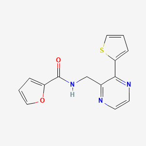 N-((3-(thiophen-2-yl)pyrazin-2-yl)methyl)furan-2-carboxamide