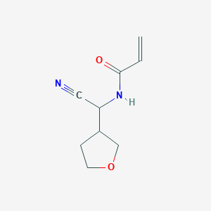 N-[Cyano(oxolan-3-yl)methyl]prop-2-enamide