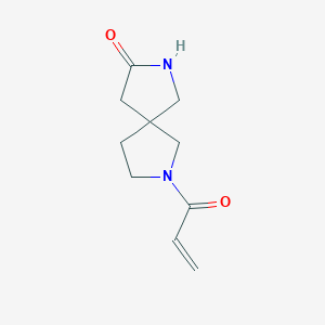 2-Prop-2-enoyl-2,7-diazaspiro[4.4]nonan-8-one