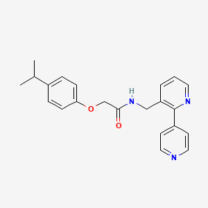 N-([2,4'-bipyridin]-3-ylmethyl)-2-(4-isopropylphenoxy)acetamide