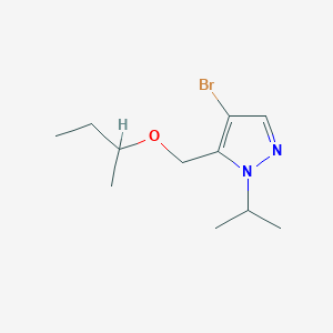 4-bromo-5-(sec-butoxymethyl)-1-isopropyl-1H-pyrazole