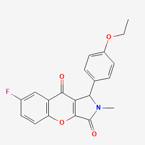 1-(4-Ethoxyphenyl)-7-fluoro-2-methyl-1,2-dihydrochromeno[2,3-c]pyrrole-3,9-dione