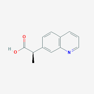 (2R)-2-Quinolin-7-ylpropanoic acid