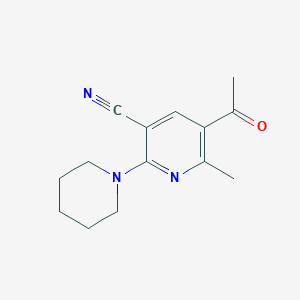 5-Acetyl-6-methyl-2-piperidinonicotinonitrile