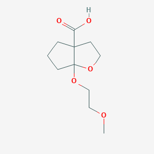 6a-(2-Methoxyethoxy)-3,4,5,6-tetrahydro-2H-cyclopenta[b]furan-3a-carboxylic acid