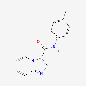 molecular formula C16H15N3O B2667602 2-methyl-N-(4-methylphenyl)imidazo[1,2-a]pyridine-3-carboxamide CAS No. 241146-68-9