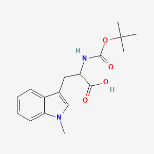 molecular formula C17H22N2O4 B2667604 Boc-1-甲基-DL-色氨酸 CAS No. 185527-65-5