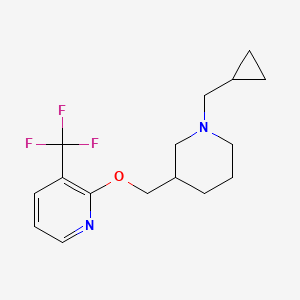 2-[[1-(Cyclopropylmethyl)piperidin-3-yl]methoxy]-3-(trifluoromethyl)pyridine