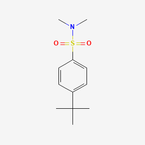 molecular formula C12H19NO2S B2667641 4-tert-butyl-N,N-dimethylbenzenesulfonamide CAS No. 5636-10-2