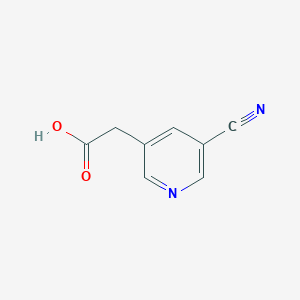 2-(5-Cyanopyridin-3-yl)acetic acid