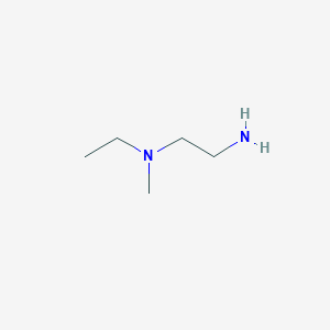molecular formula C5H14N2 B2667699 (2-Aminoethyl)(ethyl)methylamine CAS No. 111-37-5; 70111-47-6