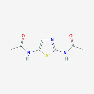 molecular formula C7H9N3O2S B2667765 N-(5-acetamido-1,3-thiazol-2-yl)acetamide CAS No. 72130-94-0