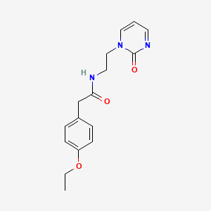 2-(4-ethoxyphenyl)-N-(2-(2-oxopyrimidin-1(2H)-yl)ethyl)acetamide