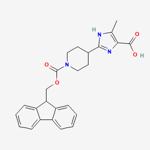 2-(1-{[(9H-fluoren-9-yl)methoxy]carbonyl}piperidin-4-yl)-4-methyl-1H-imidazole-5-carboxylic acid