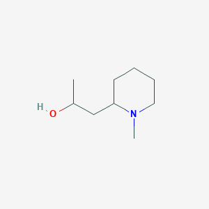 molecular formula C9H19NO B2667818 (+)-N-Methylallosedridine CAS No. 49624-51-3