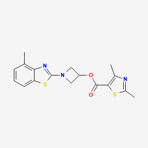 1-(4-Methylbenzo[d]thiazol-2-yl)azetidin-3-yl 2,4-dimethylthiazole-5-carboxylate