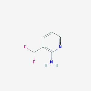 molecular formula C6H6F2N2 B2667842 3-(二氟甲基)吡啶-2-胺 CAS No. 878804-93-4