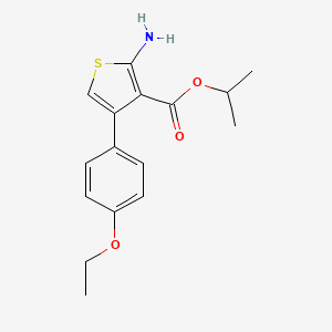 Isopropyl 2-amino-4-(4-ethoxyphenyl)thiophene-3-carboxylate