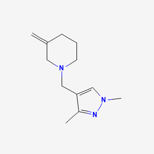 1-[(1,3-dimethyl-1H-pyrazol-4-yl)methyl]-3-methylidenepiperidine