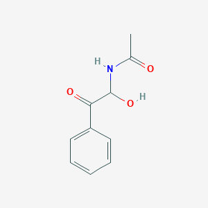 molecular formula C10H11NO3 B2667936 N-(1-hydroxy-2-oxo-2-phenylethyl)acetamide CAS No. 2187-27-1