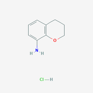 molecular formula C9H12ClNO B2667952 Chroman-8-ylamine hydrochloride CAS No. 113722-25-1; 1797795-89-1