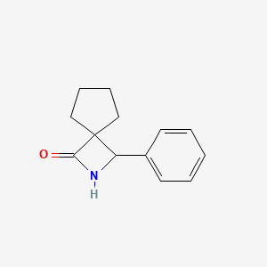 molecular formula C13H15NO B2667966 3-Phenyl-2-azaspiro[3.4]octan-1-one CAS No. 1876227-20-1