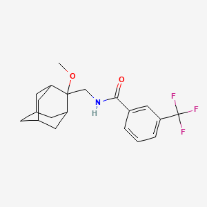 N-(((1R,3S,5r,7r)-2-methoxyadamantan-2-yl)methyl)-3-(trifluoromethyl)benzamide