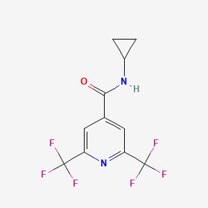 N-cyclopropyl-2,6-bis(trifluoromethyl)isonicotinamide
