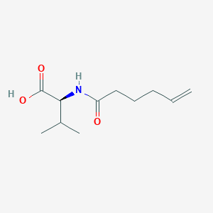 molecular formula C11H19NO3 B2667982 (2S)-2-(Hex-5-enoylamino)-3-methylbutanoic acid CAS No. 1608762-58-8