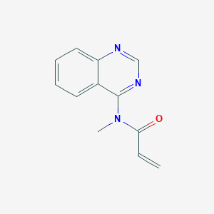 molecular formula C12H11N3O B2668009 N-Methyl-N-quinazolin-4-ylprop-2-enamide CAS No. 2249436-20-0